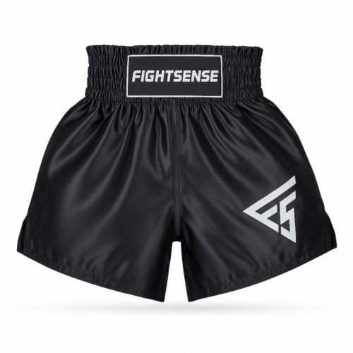 Fightsense Muay Thai short zwart