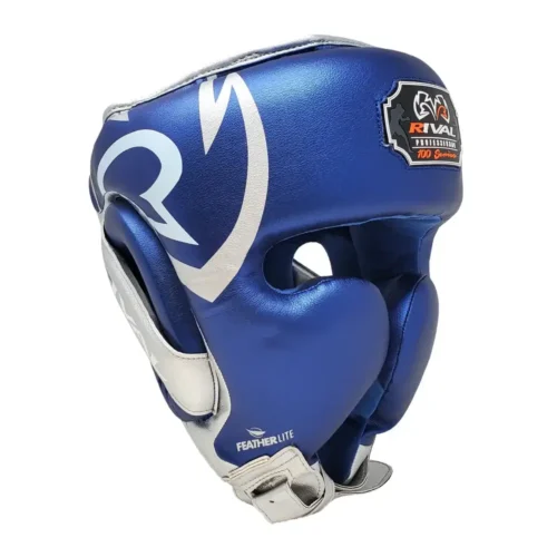Rival RHG100 bokshoofdbeschermer blauw zilver