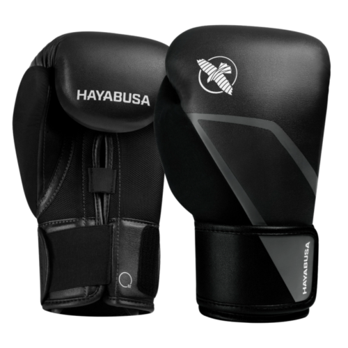 Hayabusa E1 Kids bokshandschoenen zwart grijs