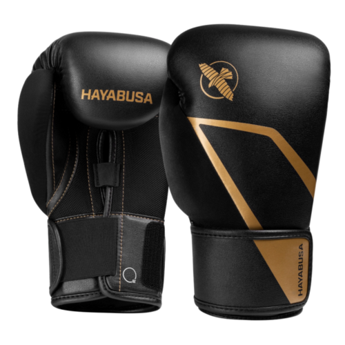 Hayabusa E1 Kids bokshandschoenen zwart goud