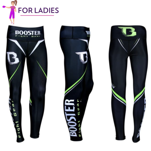 Booster Fightgear Challenge dames compressielegging geel