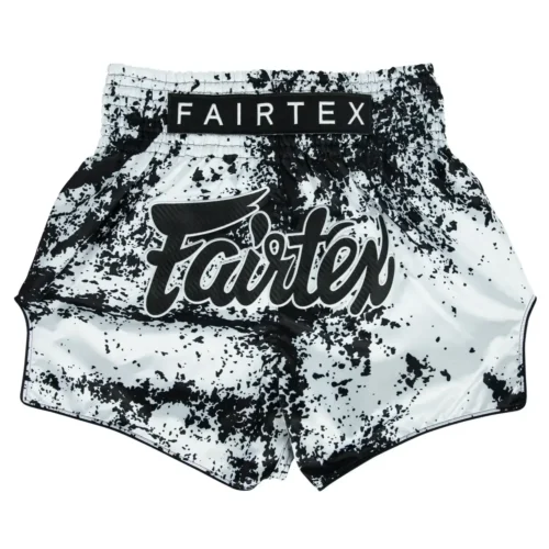 Fairtex BS1948 Grunge White Muay Thai shorts