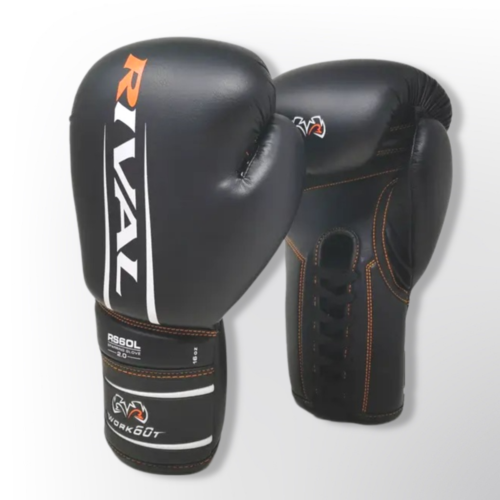 Rival RS60 Workout Sparring bokshandschoenen 2.0 zwart