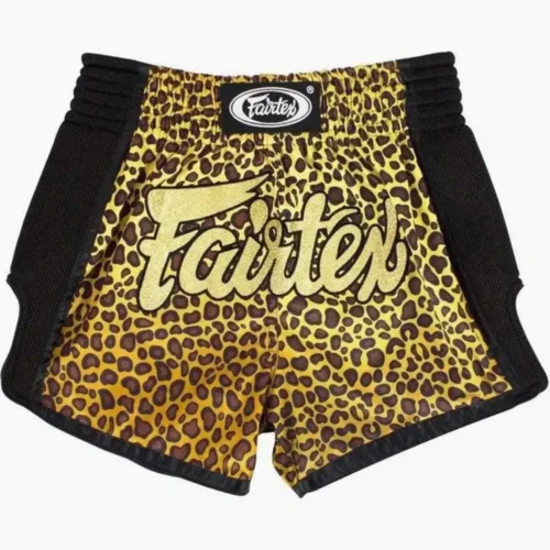 Fairtex BS1709 Leopard Muay Thai shorts luipaardprint