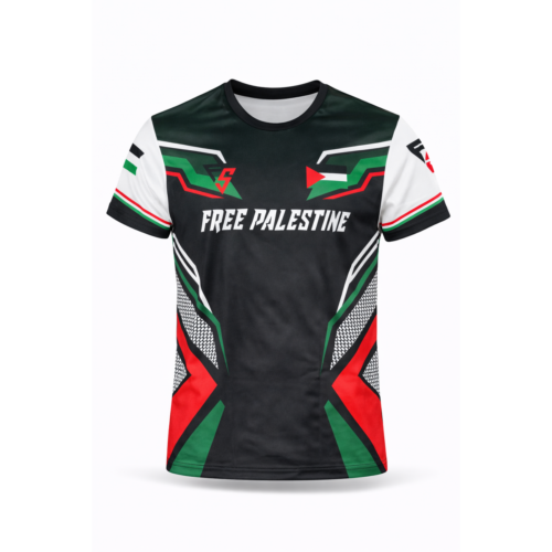 Fightsense Free Palestine T-Shirt V2 Dry-Fit sportshirt