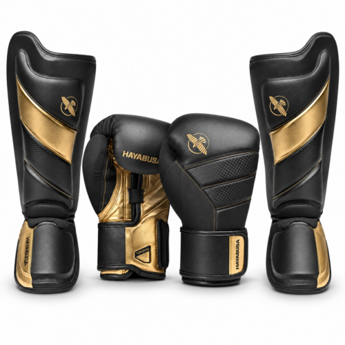 Hayabusa T3 fightset zwart goud