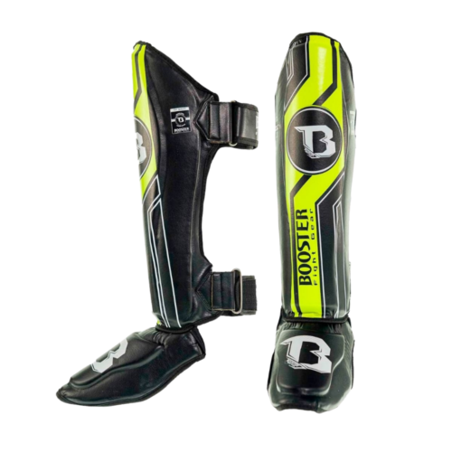 Booster BSG V9 scheenbeschermers zwart/geel